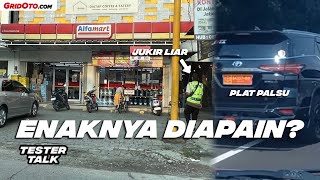 Juru Parkir Liar di Minimarket Melanggar Hukum Lho! Apalagi Plat Palsu! | GridOto