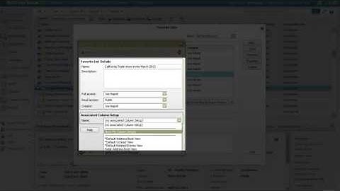 How to Create a Favorite List in Maximizer CRM
