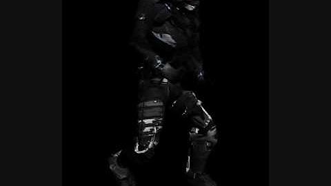 FUTURISTIC SOLDIER ANIMATION  TEST 3DSMAX