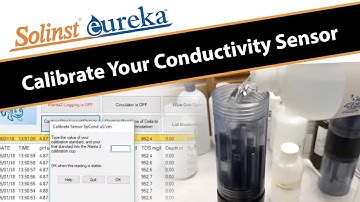 Learn how to calibrate your conductivity sensor with Solinst Eureka Water Quality Probes!
