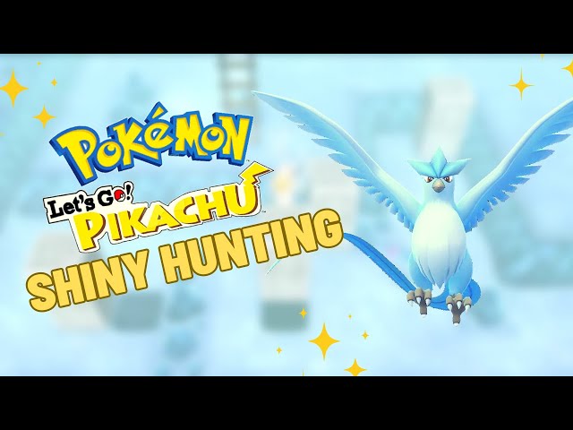 Shiny Hunting ARTICUNO in Pokemon Let's Go Pikachu✨(Day 1) 😍  #letsgopikachu #shinypokemon 