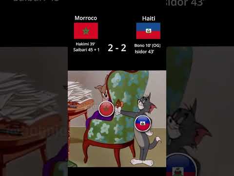 Morocco 4 - 2 Haiti #football #fifa #worldcup #soccer #viral #shorts