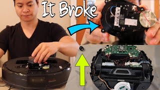 Roborock S6 MaxV Teardown of Smart Robot Vacuum. Used KIMO T20 Cordless Drill Driver Kit for TOOLS!!