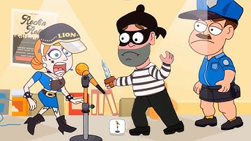 Save The Girl (Lion Studio) Android Gameplay Walkthrough - Funny Noob Vs Pro Super Play Compilation