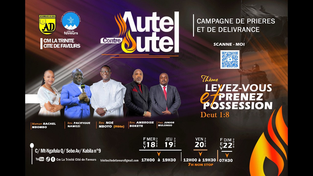 AUTEL CONTRE AUTEL 2026 Jour 1, Pasteur Junior « Levez-vous et Prenez Possession »