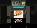 Photoshop Tutorial - Pizza promotion #shorts