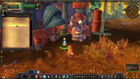 WoW Quest - Azsharite Experiment Number Two -