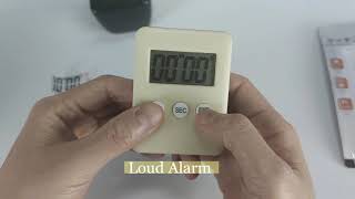 How to use digital kitchen cooking Timer (EC-8047)