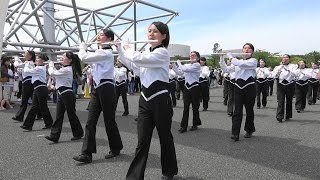 ブラスエキスポ2016　明浄学園高校Queenstar　東コースパレードゴール地点