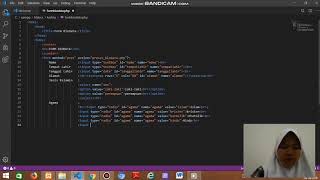 Tutorial Form Biodata Syntax PHP dengan Aplikasi Visual Studio Code