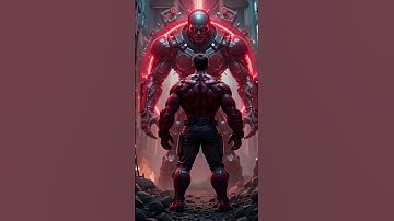 Red Hulk and AI Robot #animation #transformers #fusion #transaction #hybrids #ai #usa