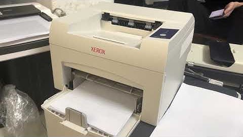 Hướng dẫn cài đặt máy in xerox 3124