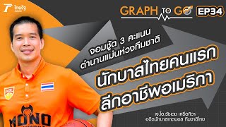 นักบาสไทยคนแรก ลีกอาชีพอเมริกา เจ.โอ.รัชเดช เครือทิวา | GRAPH TO GO | EP.34