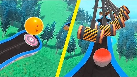 Sky Rolling Ball🔴🟡Speedrun🌈All Levels Gameplay Android,iOS (Part 22)