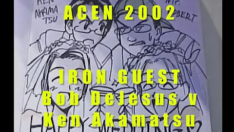Anime Central 2002 Acen  Iron Guest art competition Robert DeJesus Ken Akamatsu