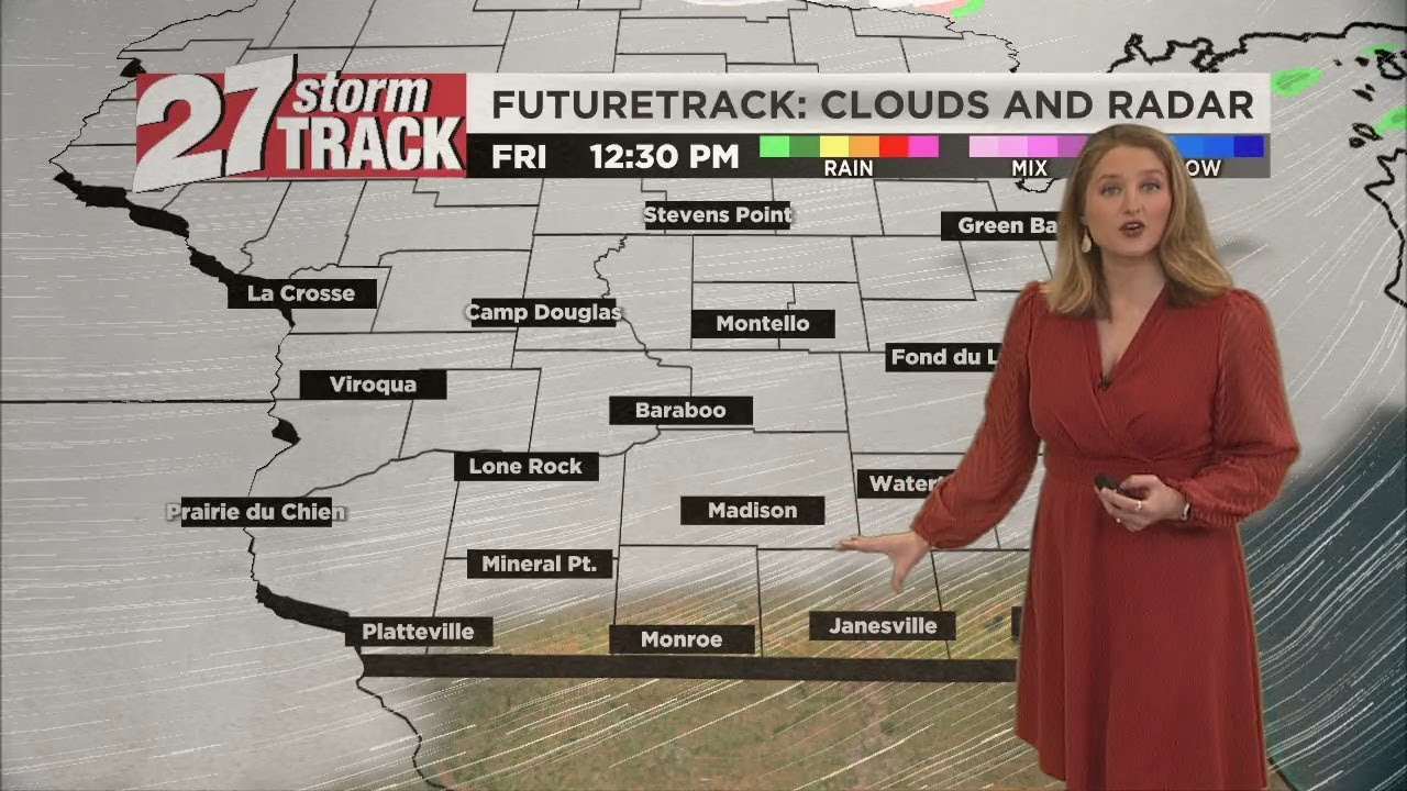 Tracking partly sunny skies and breezy weather for Friday - YouTube