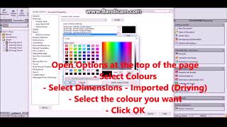 How to Change the Colour of the Dimensions In Solidworks Drawings