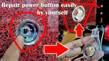 Fix/Repair PC Cabinet/CPU  broken/damaged power button like NEW | 100% WORKING [sandhikshandas]