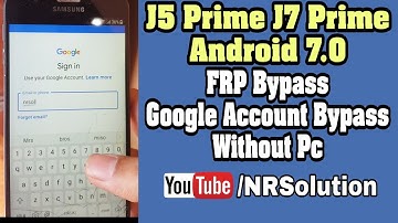 Samsung J5 Prime G570 | J7 Prime G610 | FRP Bypass Without PC Android 7.0