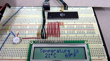 AVR ATMega16 Digital LCD Thermometer