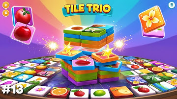 Tile Trio: Makeover Match 3d - All Levels Gameplay Part 13 - Levels 56 to 57 - (iOS, Android)