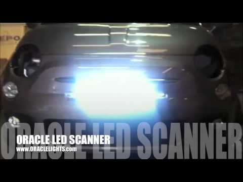 ORACLE LED Scanner installed on 2012 Fiat 500