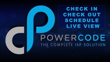 POWERCODE: Check In Check Out Schedule Live View