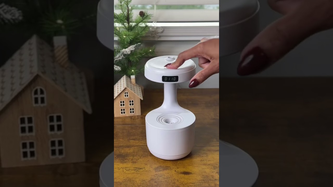 Multi-Functional Magic: Humidifier, Clock, Night Light & Ornament!