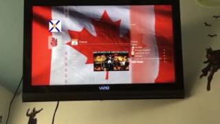My PS3 Canadian flag theme