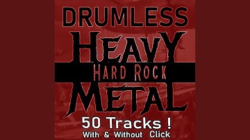 Hard Rock Jam Track for Drummers | 145 bpm No Drum with Click and Guitar Solo