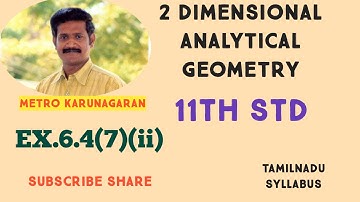 11th Std Maths Ex.6.4(7)(ii) Find seperate Eqn of the pair 6(x-1)^2+5(x-1)(y-2)- 4(y-2)^2= 0