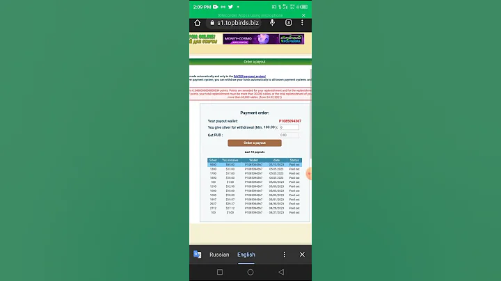 Top bird withdrew prove real earning website.🤑 #free #shorts #short #viral #crypto #trending #online