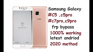 How to Remove Google Account From Samsung C5, C5pro, C7pro,C8 C9   Frp lock | latest android | 2021