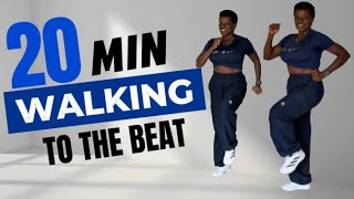 20 Min Walking To The Beat - Low-Impact Full Body Cardio
