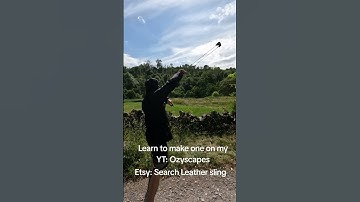 Learn to make a sling in my new Video #ancient #history #slingshot #slingshotchallenge #survival