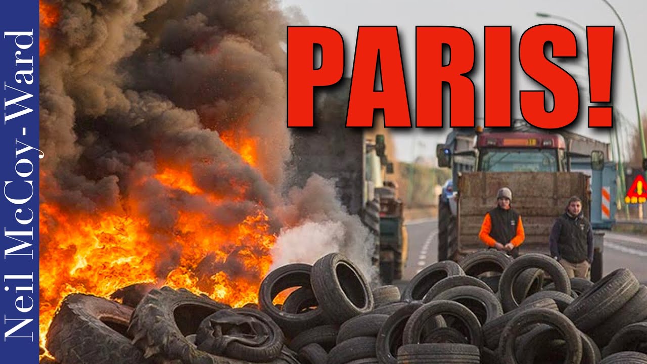 PARIS FARMERS BLOCKADE CITY! Don’t Mess With Them!