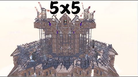 The Ultimate Anti-Siege 5x5 Build Tutorial | Rust Large Group Base Design | Rust Base Design 2024 |