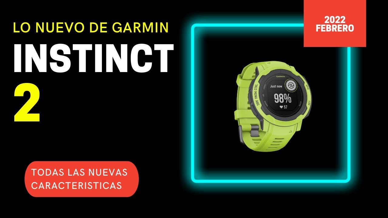 Smartwatch Garmin Instinct 2 Verde Limón