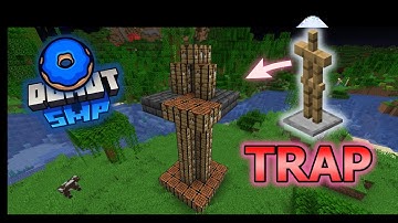 The Best Armor Stand Trap (Donut SMP) (Gadget Gadget) Minecraft  Tutorial.