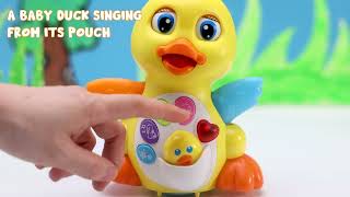 JOYIN Baby Musical Duck Toy, Dancing Walking Yellow Duck, Baby Toy with Music and LED Lights, Infant screenshot 1