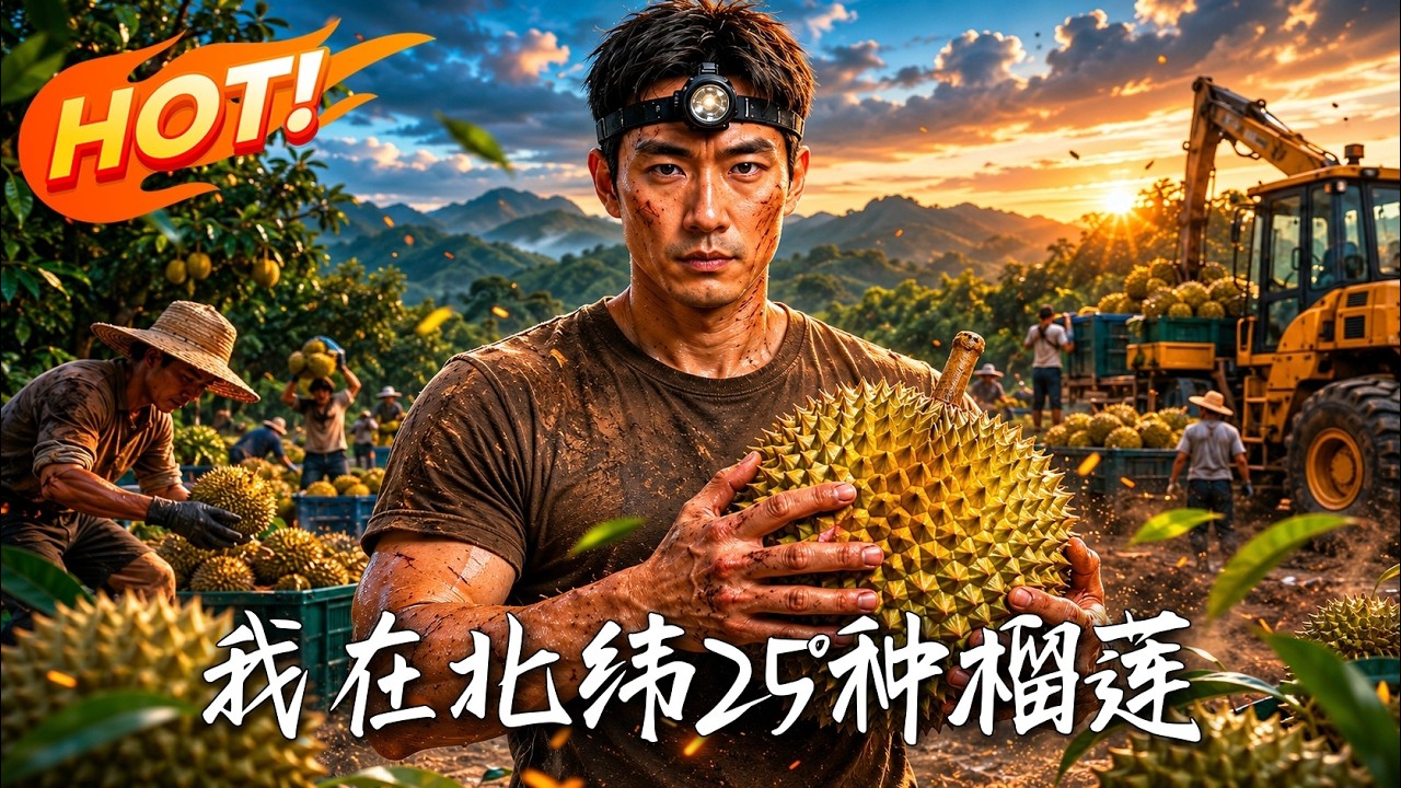 碩士回鄉種榴蓮，逆襲成為果業大亨