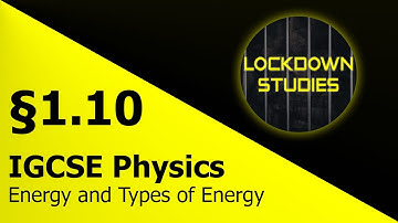 Energy and Types of Energy (IGCSE Physics 0625, Section 1.10, Part 1)