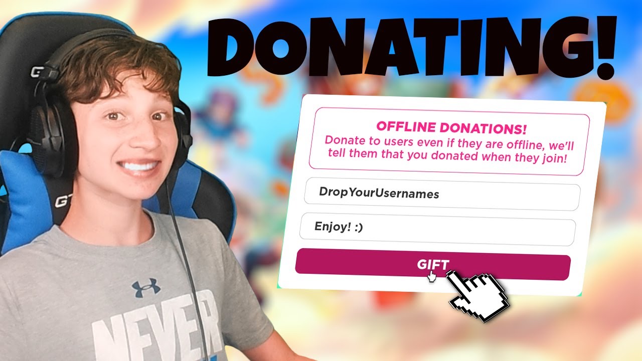 🔴 LIVE DONATING ROBUX TO VIEWERS! - YouTube