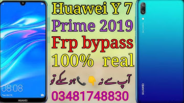 Huawei Y7 prime 2019 frp bypass how to Huawei mobile frp bypass 100%  working