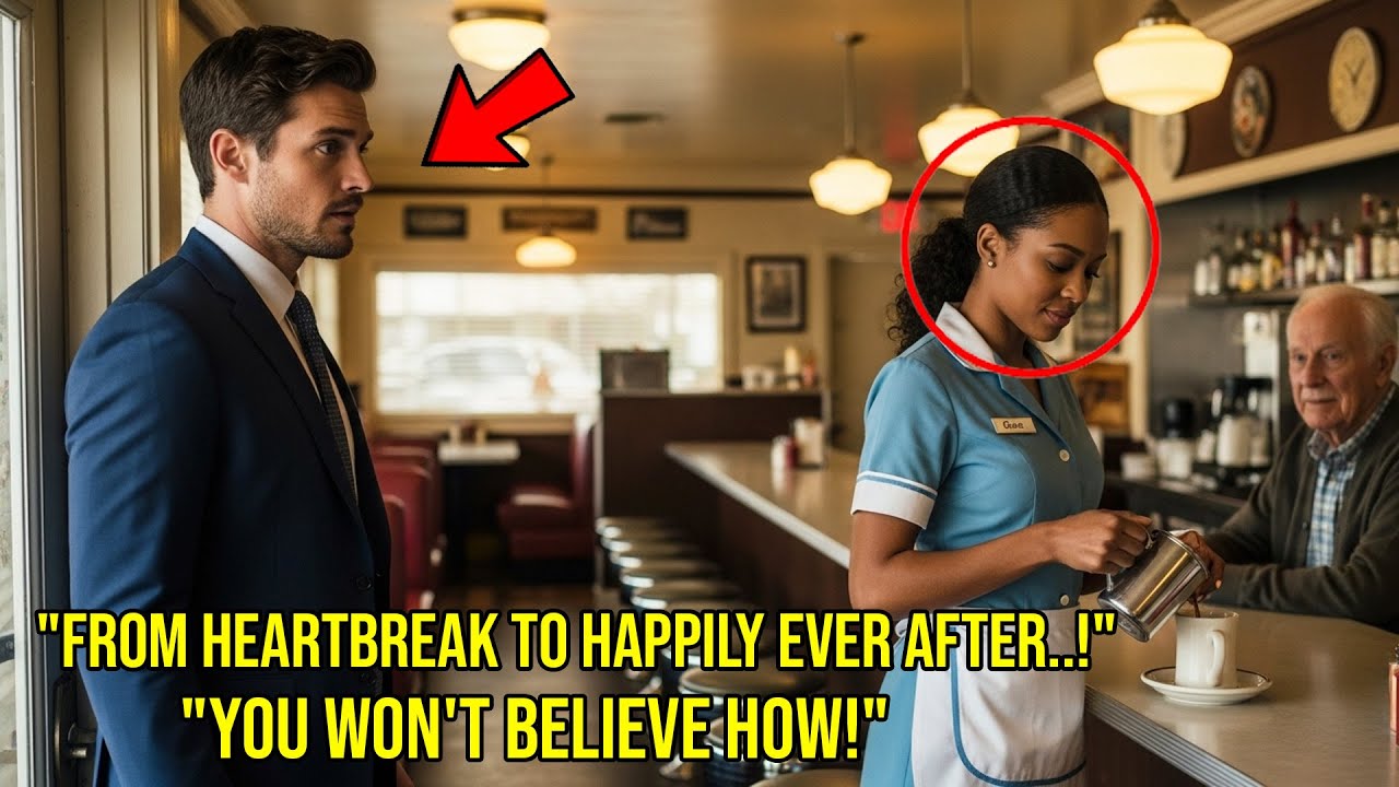 A Billionaire Freezes When He Sees the Black Woman Who Saved His Life Working as a Waitress