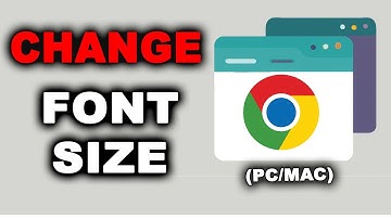How to change the font size on a page in Google Chrome