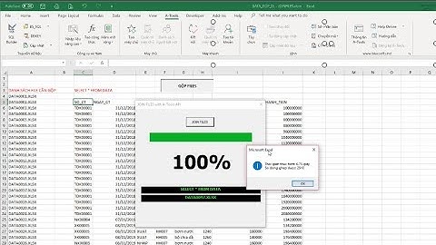 Lập trình VBA gộp dữ liệu từ nhiều file về một file Excel - Hàm JoinFiles của A-Tools
