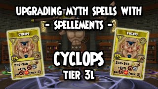 Wizard101 Upgrading Myth Spells With Spellements - Cyclops To Tier 3L