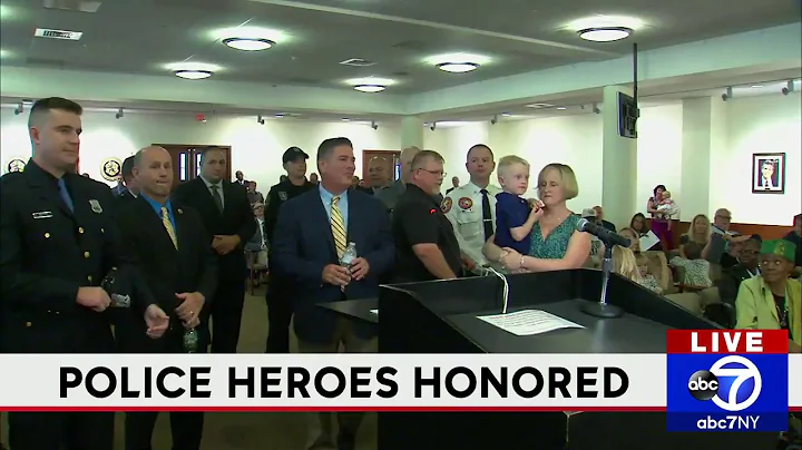 Hero police officers honored on Long Island