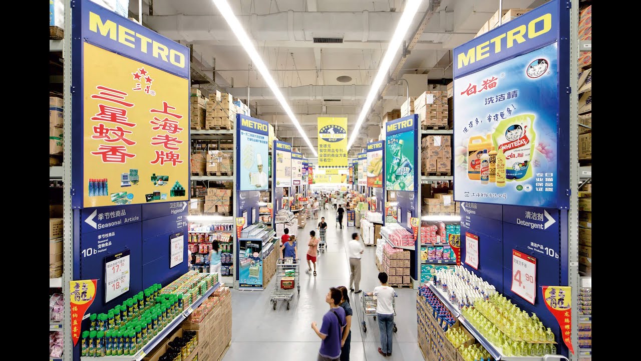 Metro supermarket tour in China YouTube